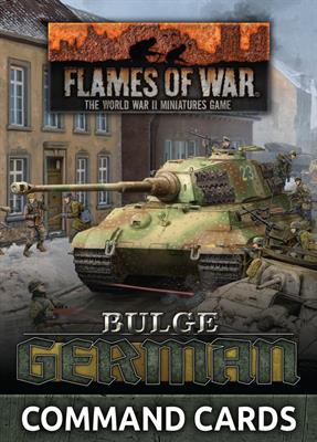 Flames of War Bulge Germans Command Cards