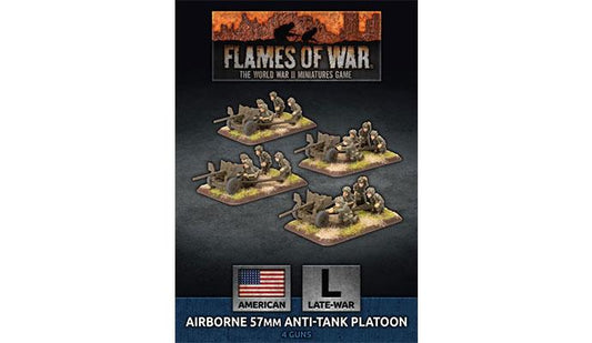 FOW American Parachute 57mm Anti-Tank Platoon