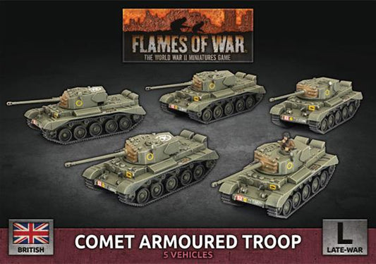 FOW British Comet Platoon (5x Plastic)