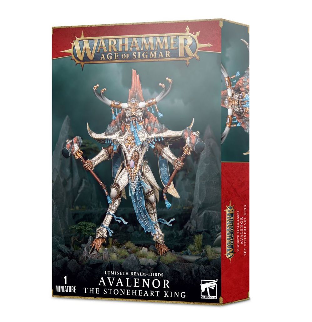 Lumineth Realm-Lords Avalenor the Stoneheart King