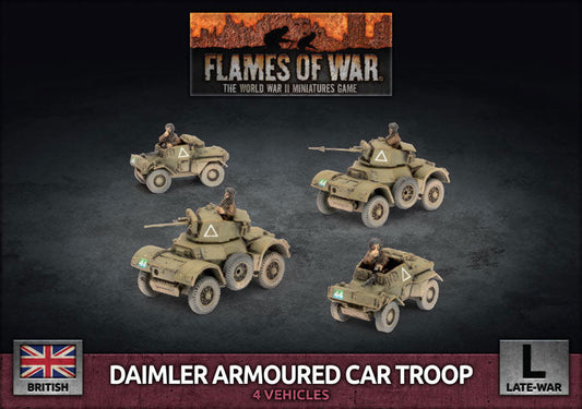 FOW British Daimler Armoured Car Troop British