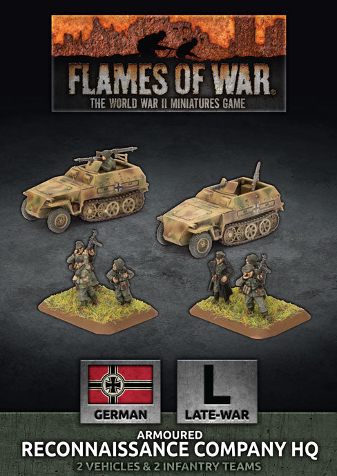 FOW German SS Reconnaissance Company HQ