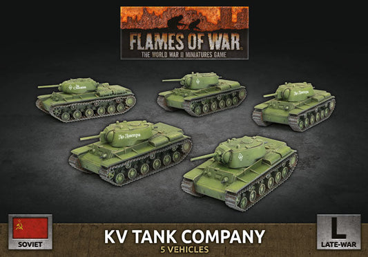 FOW Soviet KV Tank Company