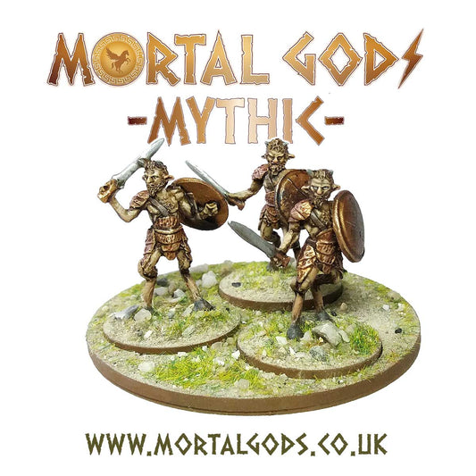 Footsore Mortal Gods Satyrs with Swords (3)