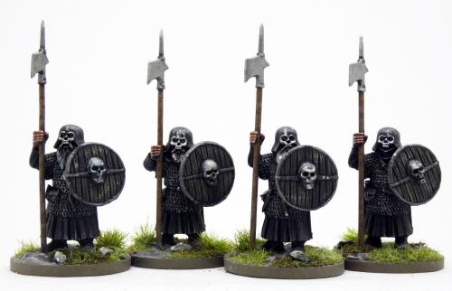 Dvergr Hearthguard with HEAVY WEAPONS - Dark Dwarves / Duergar Saga Ragnarok Miniatures