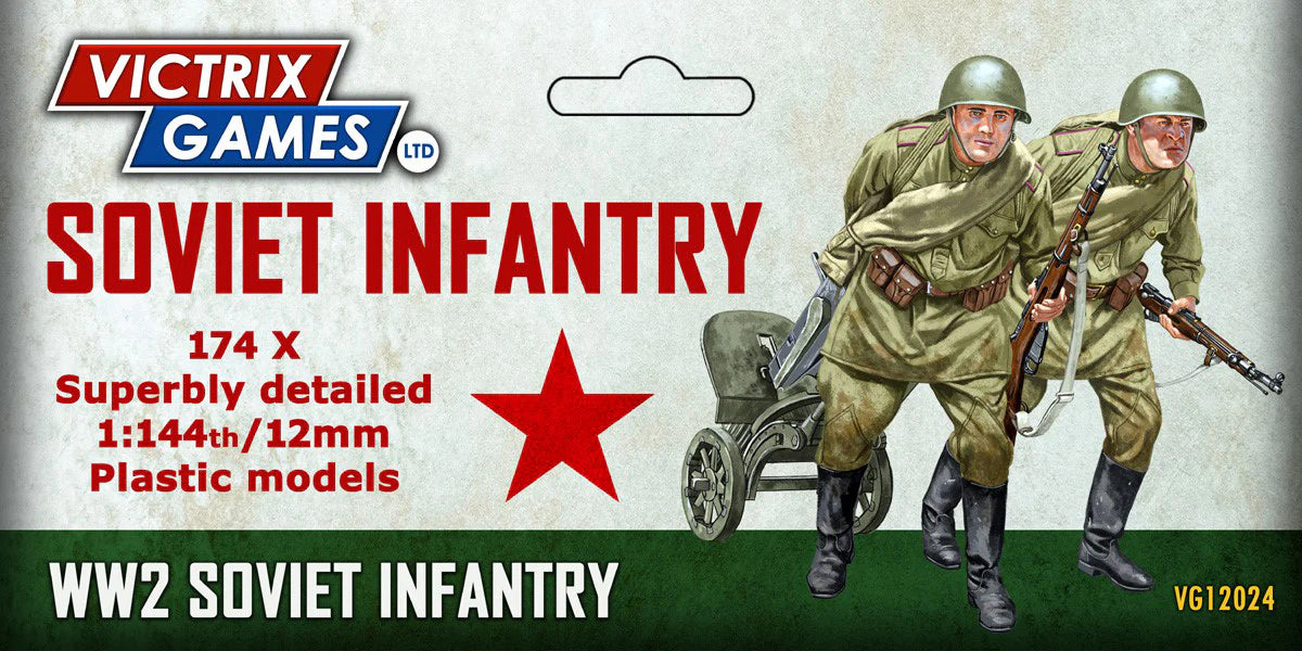 Victrix Soviet Infantry 12mm WW2 VG12024