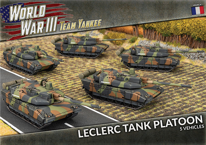 WWIII: Team Yankee NATO Leclerc Tank Platoon