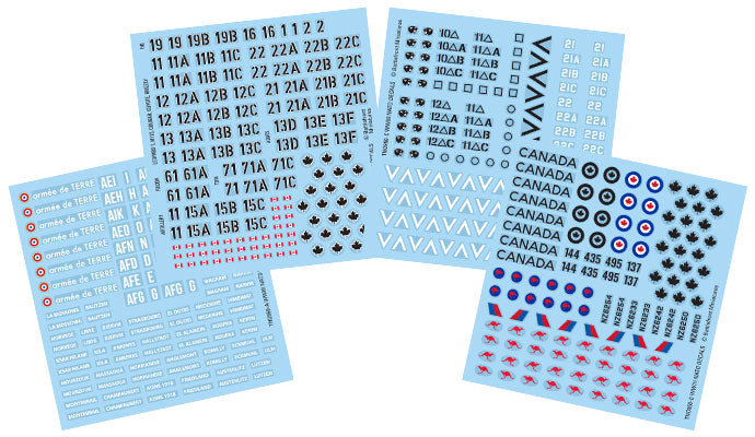 WWIII: Team Yankee NATO Forces Decals