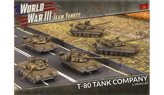 WWIII Team Yankee Soviet T-80 Tank Company