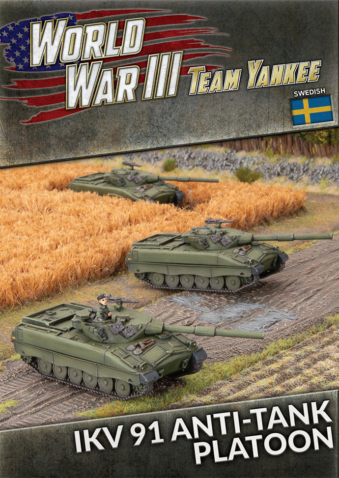 WWIII: Team Yankee Nordic Ikv 91 Anti-tank Platoon