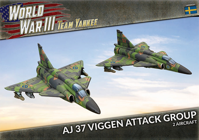 WWIII: Team Yankee Nordic AJ 37 Viggen Attack Group