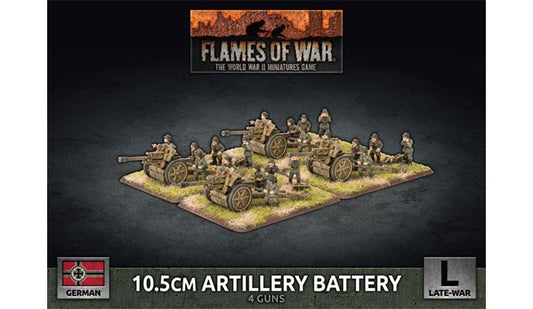 FOW German German 10.5cm Artillery Battery