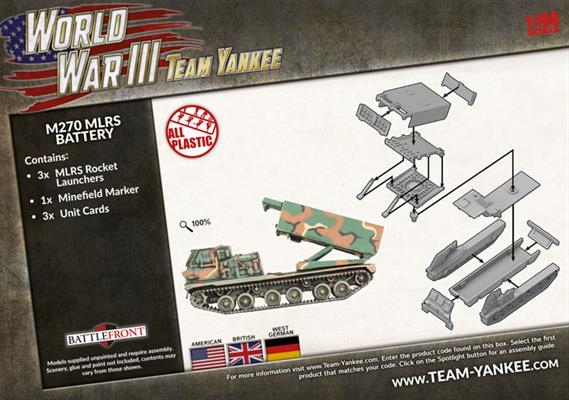 WWIII: Team Yankee American M270 MLRS Rocket Launcher Battery