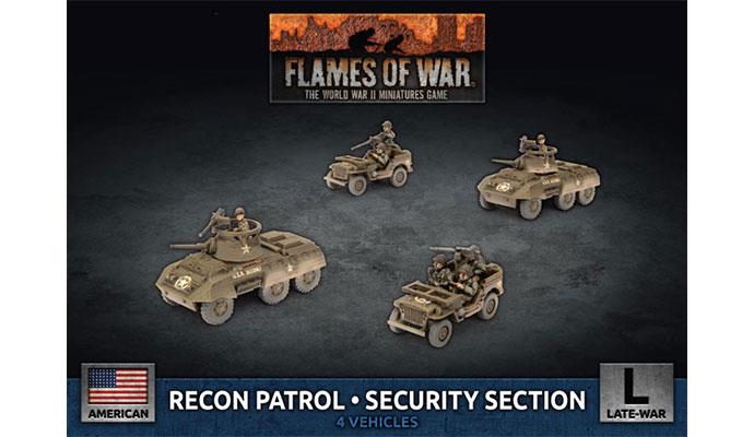 Flames of War American Recon Patrol Security Section