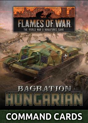 Flames of War Bagration: Hungarian Command Cards