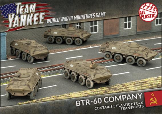 WWIII: Team Yankee Soviet BTR-60 Transport Platoon