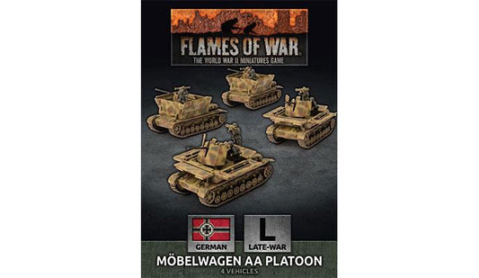 FOW German Mobelwagen 3.7cm AA Tank Platoon