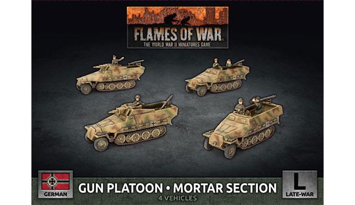 FOW German Gun Platoon / Mortar Section