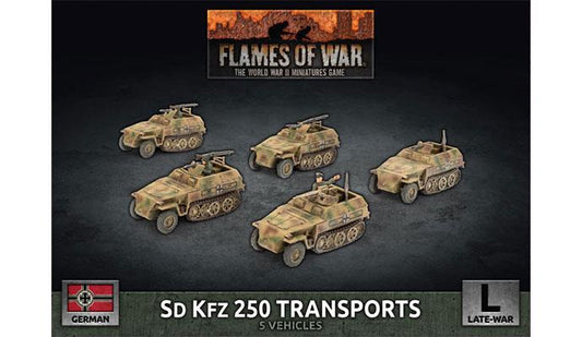 FOW German Sd Kfz 250 Transports