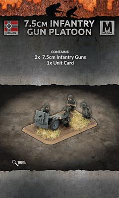 Flames of War German 7.5cm Infantry Gun Platoon