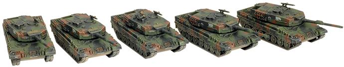 WWIII: Team Yankee West German Leopard 2 Panzer Zug