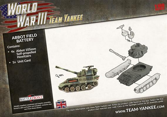 WWIII: Team Yankee British Abbot Field Battery