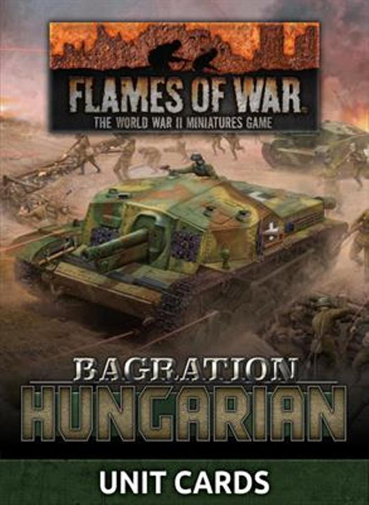 Flames of War Bagration Hungarian Unit Cards (37x Cards)