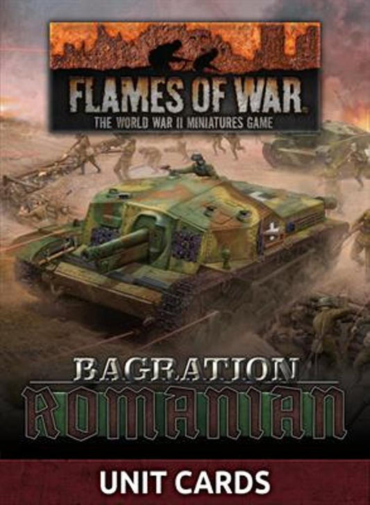 Flames of War Bagration Romanian Unit Cards