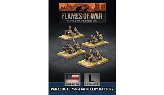 FOW American Parachute Artillery & Anti Tank Platoon
