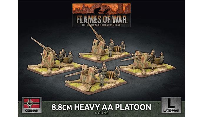FOW German 8.8cm Heavy AA Platoon
