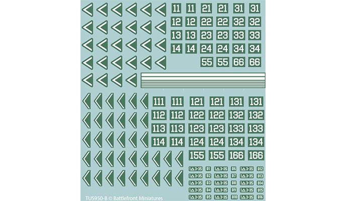 WWIII: Team Yankee Decal Set