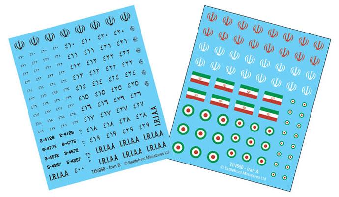 WWIII: Team Yankee Oil War Decal Set