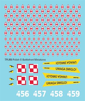 WWIII Team Yankee WARSAW PACK Decals