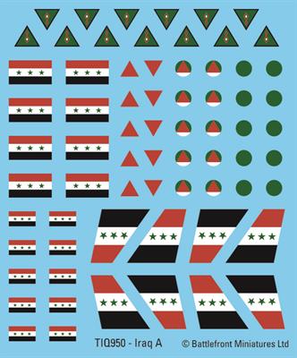 WWIII: Team Yankee Oil War Decal Set