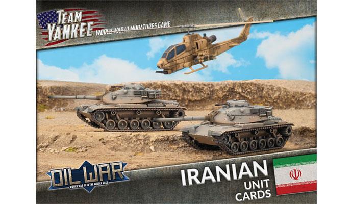 WWIII: Team Yankee Oil War Unit Cards