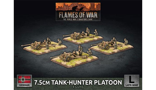 FOW German 7.5cm Tank Hunter Platoon