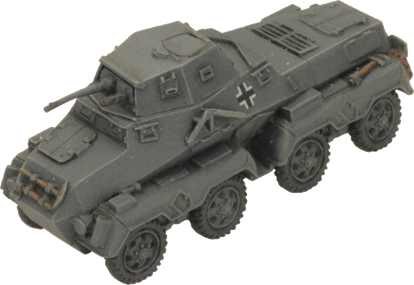 FOW German Cross Sd Kfz 231 Heavy Scout Troop