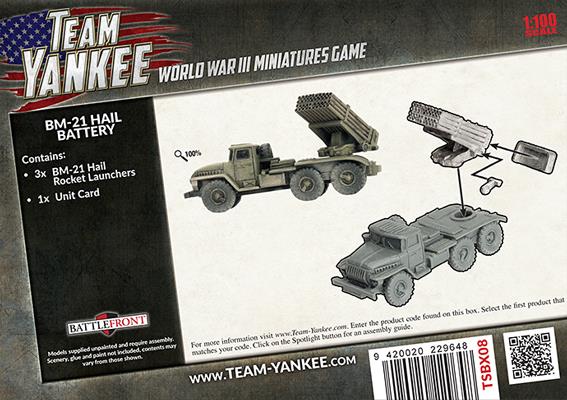 WWIII: Team Yankee Soviet BM-21 Hail Battery