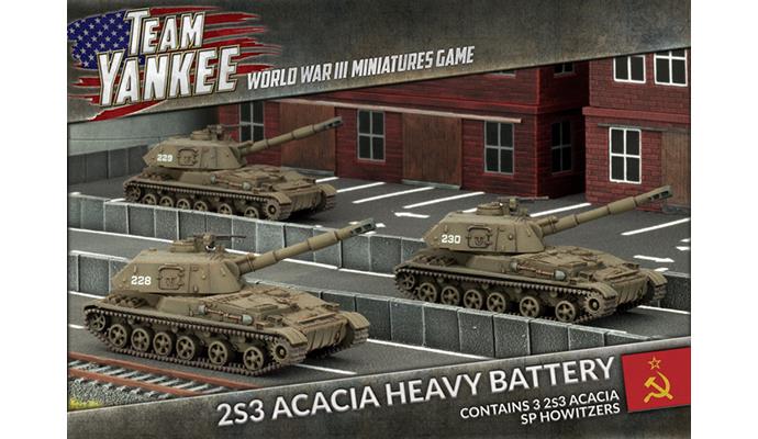 WWIII: Team Yankee Soviet 2S3 Acacia Heavy SP Howitzer Battery