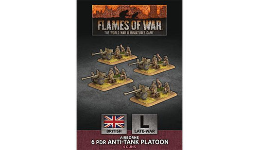 FOW British Airborne 6pdr Anti-tank Platoon British