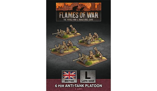 FOW British Anti-Tank Platoon 6pdr British