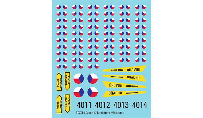 WWIII Team Yankee WARSAW PACK Decals