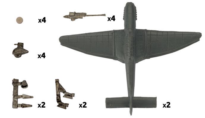 FOW German Ju 87 Stuka Flight