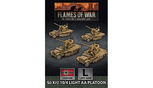 FOW German SdKfz 10/4 Light AA Platoon