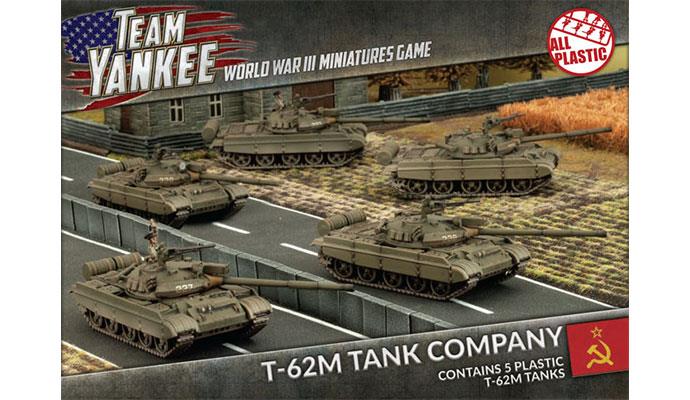 WWIII: Team Yankee Soviet T-62M Tank Company