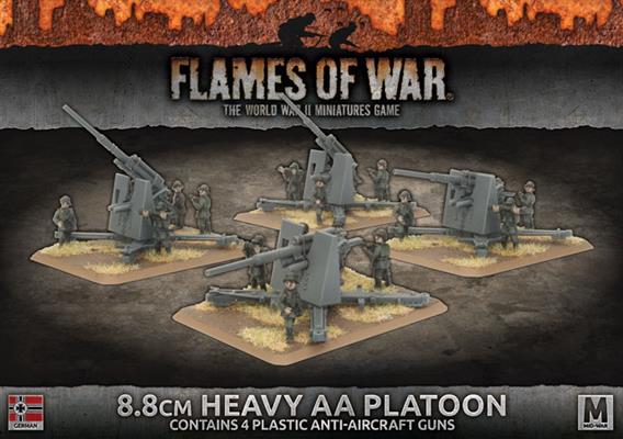 FOW German 8.8cm Heavy AA Platoon
