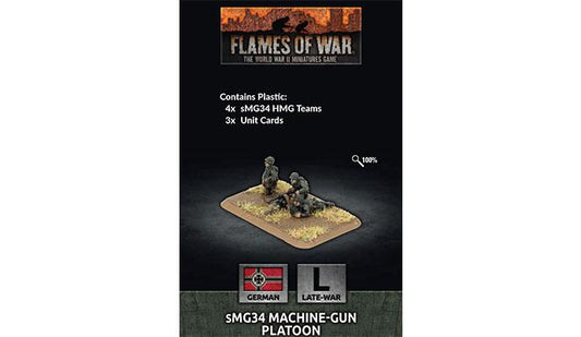 Flames of War German MG34 Machine-gun Platoon