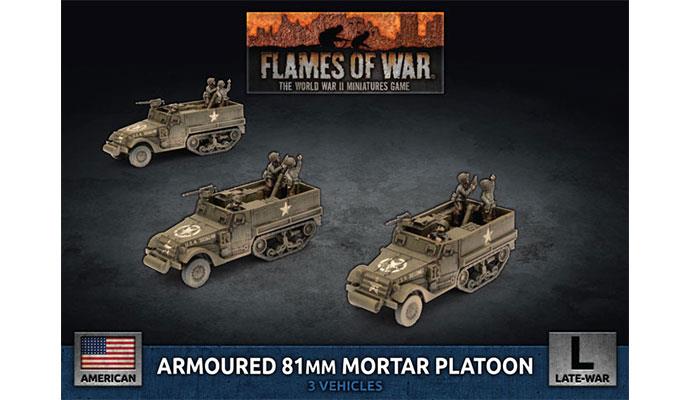 Flames of War American 81mm Armored Mortar Platoon