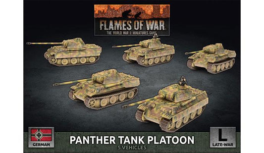 FOW German Panther A Tank Platoon