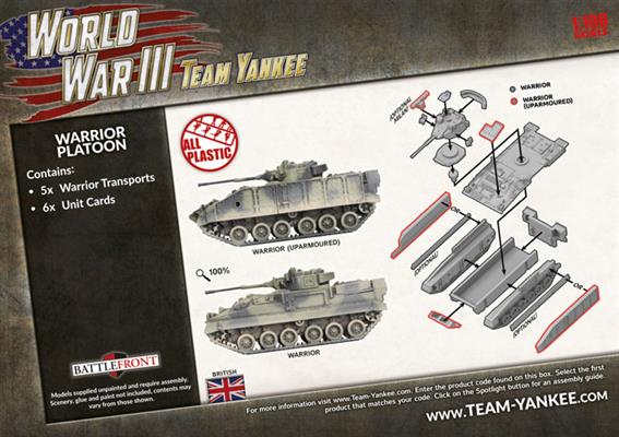 WWIII: Team Yankee British Warrior Platoon